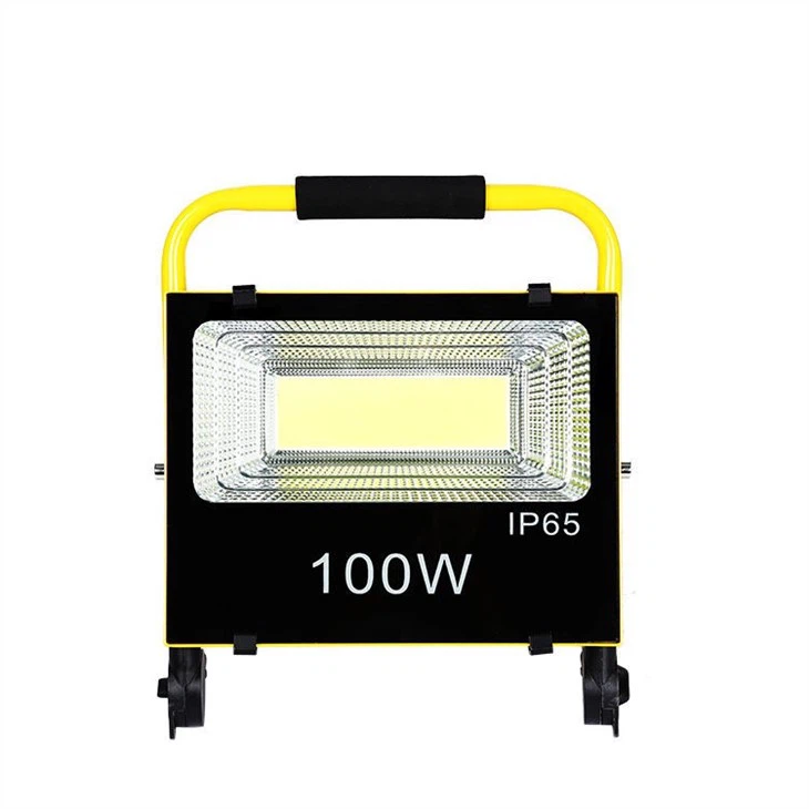 solar flood light with battery backup