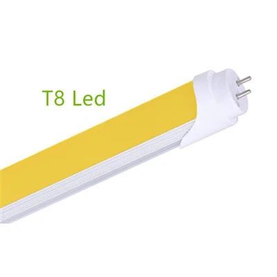 Luz de tubo amarelo anti UV