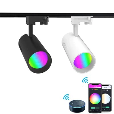 Iluminação de pista RGB