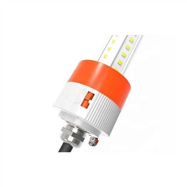 Luz solar para galinheiro