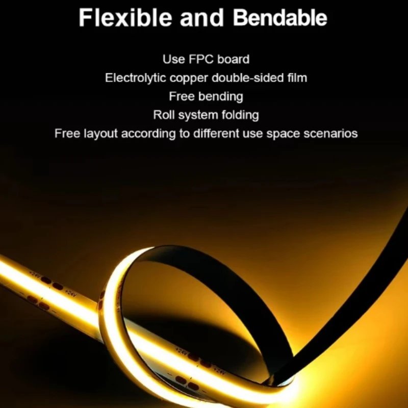 Double Dimmable Cob Led Strip Lights Double Dimmable Cob Led Strip Lights