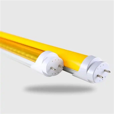 Tubo de luz de cobertura amarela de 5 pés e 25 W