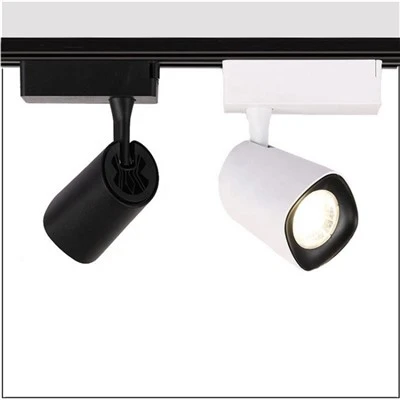 Luzes de trilho LED reguláveis ​​em preto e branco