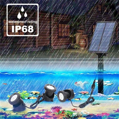 Luz LED de jardim com controle remoto