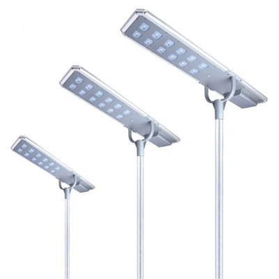 Luz de rua LED movida a energia solar 200W