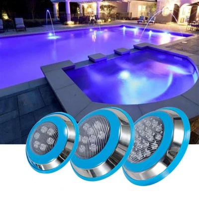 Luzes subaquáticas para piscina de bateria