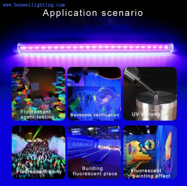 T8 UVA 365nm LEDs lightings
